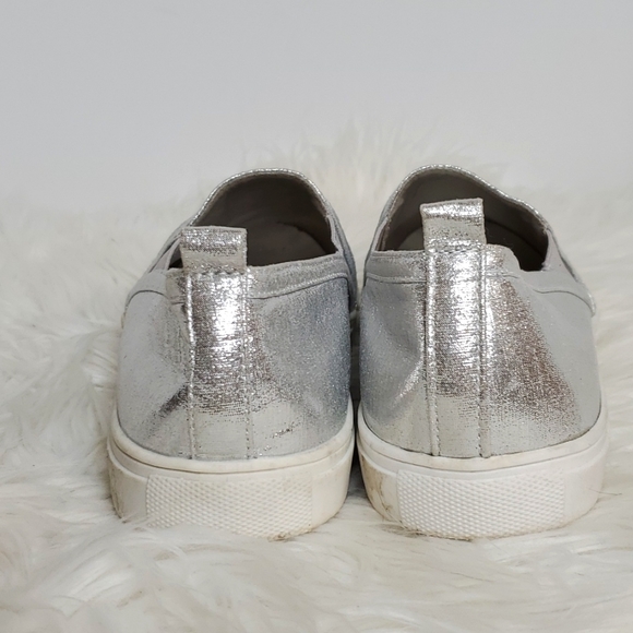 Carlos by Carlos Santana Sunnie Silver jeweled Tennis Shoes Size 8.5 - Picture 6 of 10